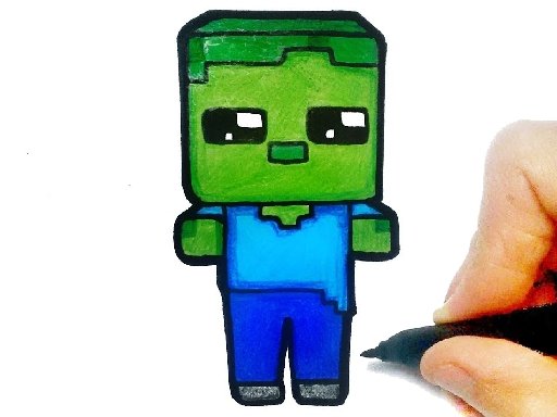 Easy Kids Coloring Minecraft
